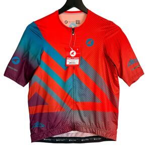 NWT Pactimo Mens Summit Cycling Jersey Shirt Pitch Rainer Red - S